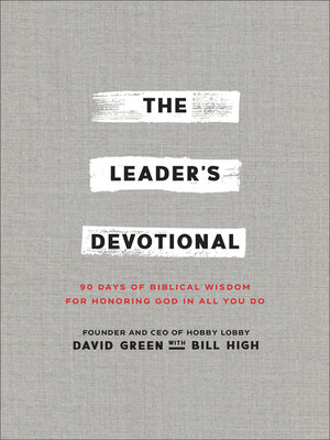 cover image of The Leader's Devotional